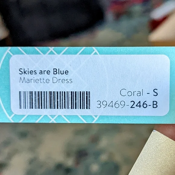 NWT Skies Are Blue A-lined Mini Sleeveless Multicolored Dress Size S - Picture 8 of 9